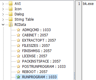 Figure 3. RUNPROGRAM attribute contents